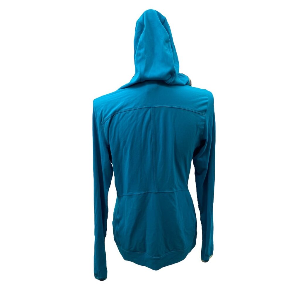 The North Face Medium Teal Women's 1/4 Zip Hoodie - Picture 5 of 10